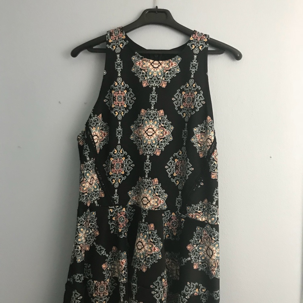 Multicolor Mandala Print Dress - Large